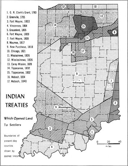 Indian Treaties Map