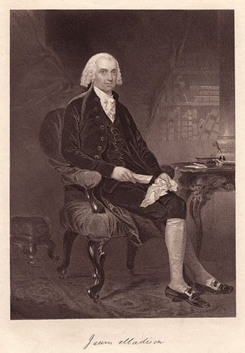 James Madison Sitting