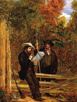 The Herald In The Country (1853) William Sidney, Museums At Stony Brook