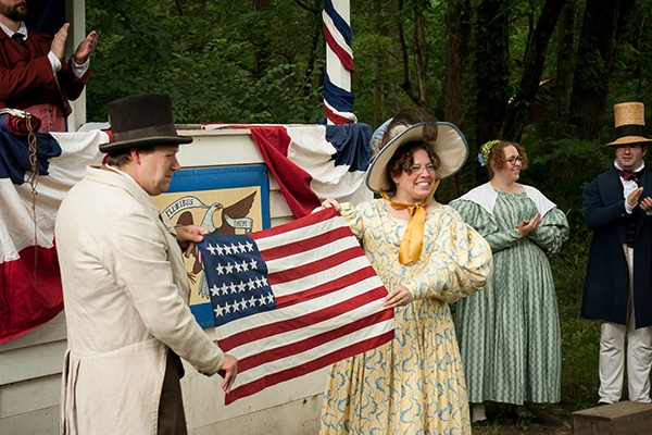 Celebrating Glorious 4th at Prairietown
