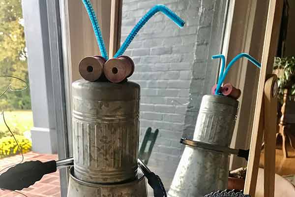 Playtime on the Prairie: Robots