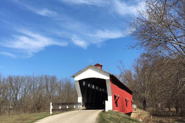Covered Bridge in Spring