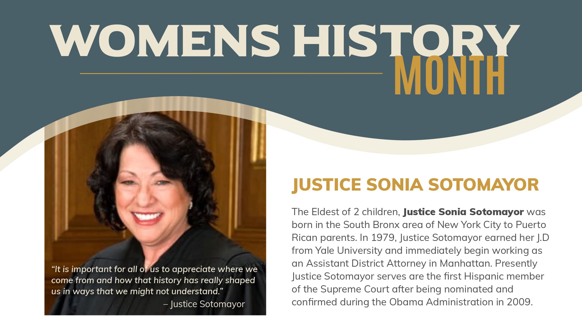 Justice Sonia Sotomayor