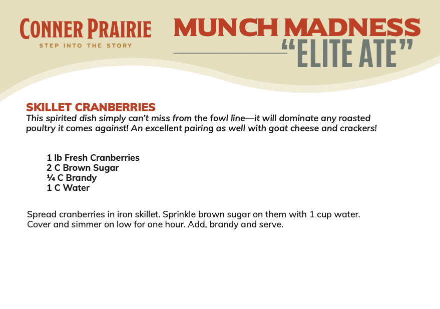 Skillet Cranberries recipe