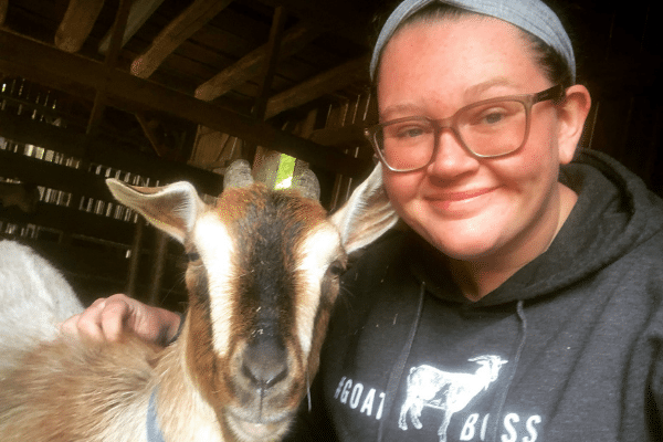 Emily Nyman, who began at Conner Prairie as a youth volunteer now serves full time on our Ag Staff.