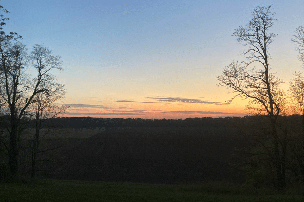 Conner Prairie Grounds at Sunset