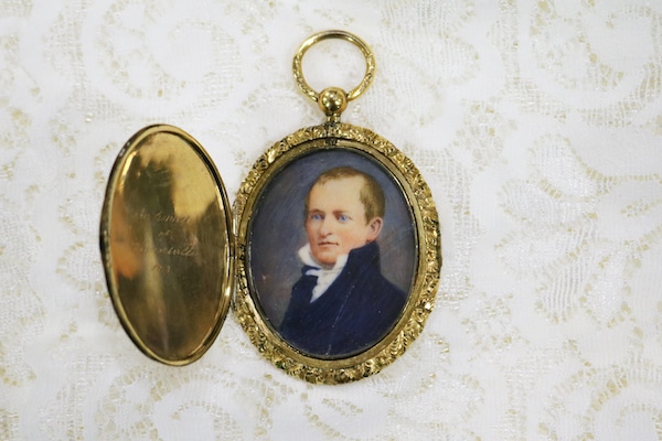 Gold Locket With Portrait Of john Conner