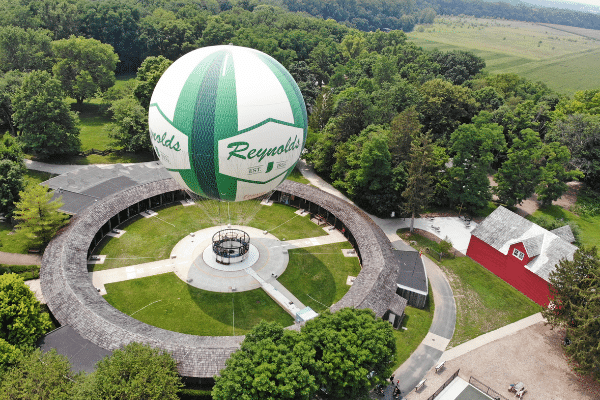 Balloon Landed At Balloon Voyage Exhibit