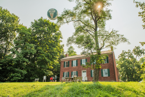 Balloon Over William Conner House