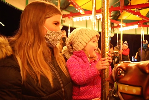Kringle's Carousel at A Merry Prairie Holiday
