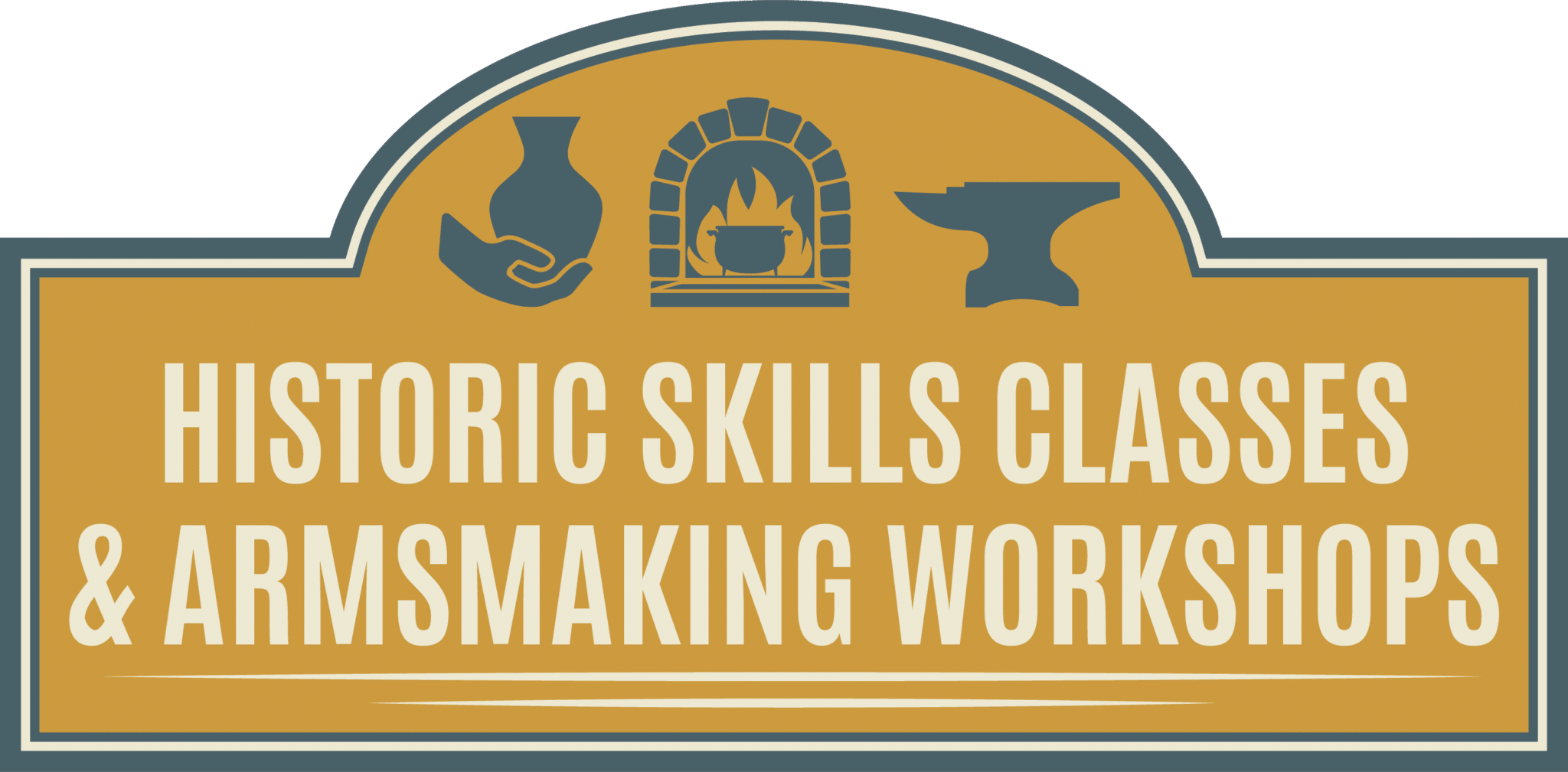 Historic Skills Classes And Armsmaking Logo Historic Skills Classes And Armsmaking Logo