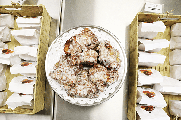 Apple Fritters & Pumpkin Doughnuts