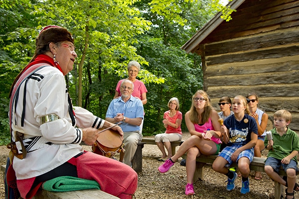 Image of Lenape Indian camp