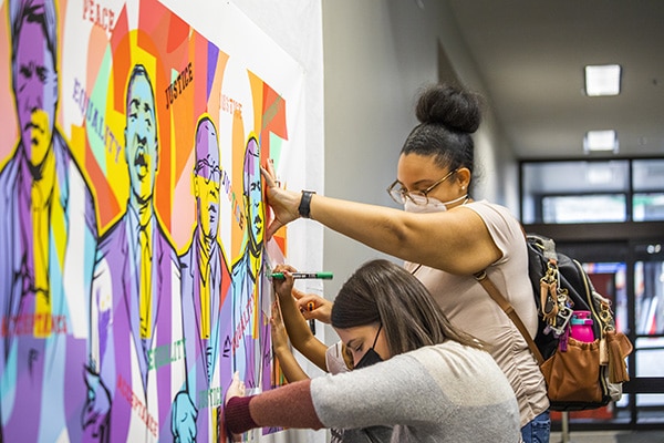 Image of MLK mural