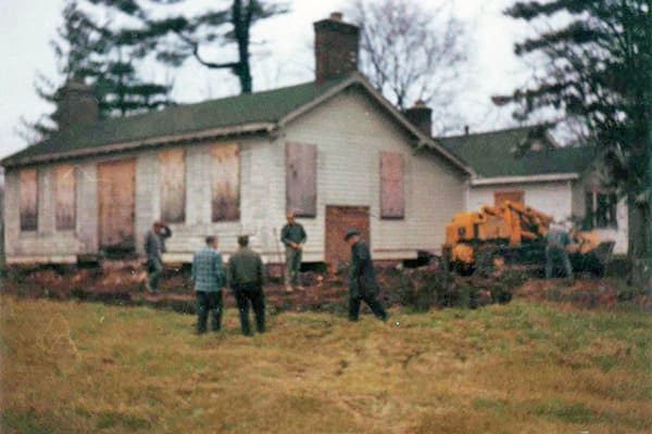 Image of the reconstruction of the campbell house