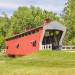 red covered bridge at cwj