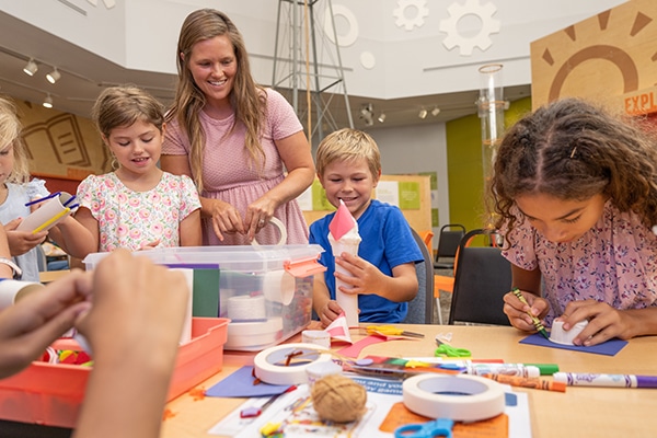 Kids at spark!Lab
