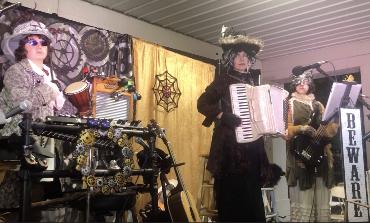Steampunk Accordian Side Eye