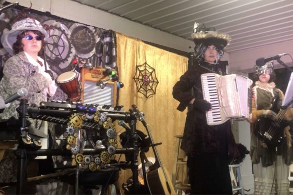 Steampunk Accordian Side Eye