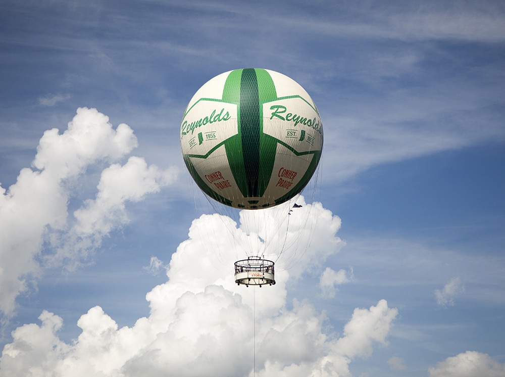 1859 Balloon Voyage in the clouds