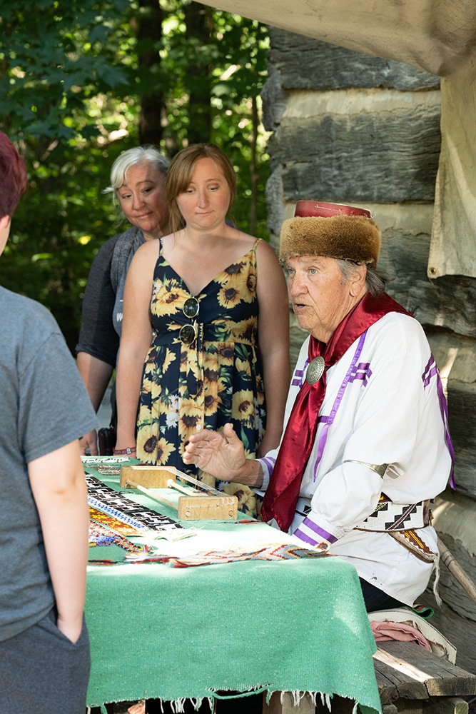 Guests at Lenape Indian Camp