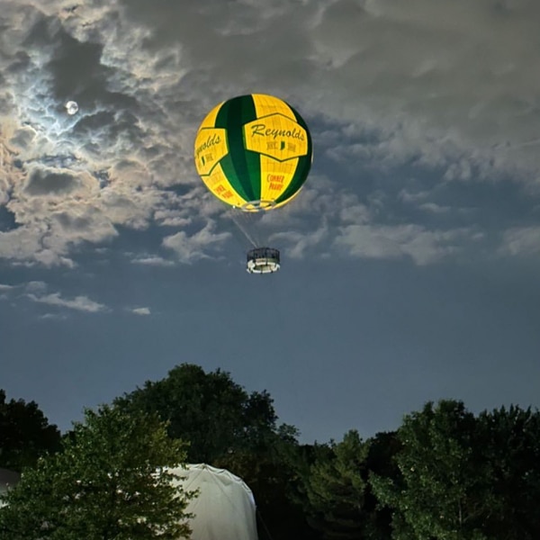 Balloon Voyage at night