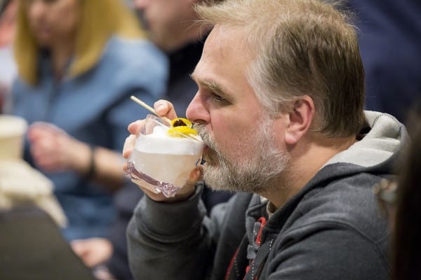 Man drinking Cocktail
