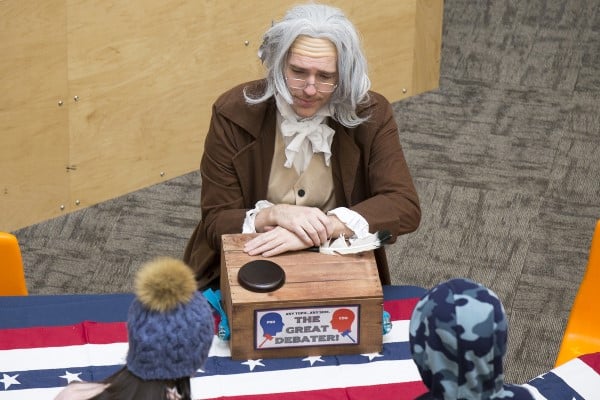 Benjamin Franklin at Presidents Day