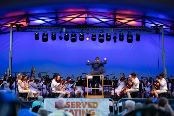 Symphony on the prairie - Orchestra playing