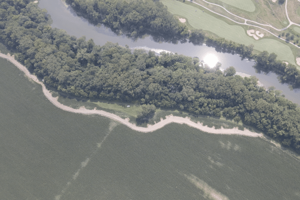 Areal view of the White River