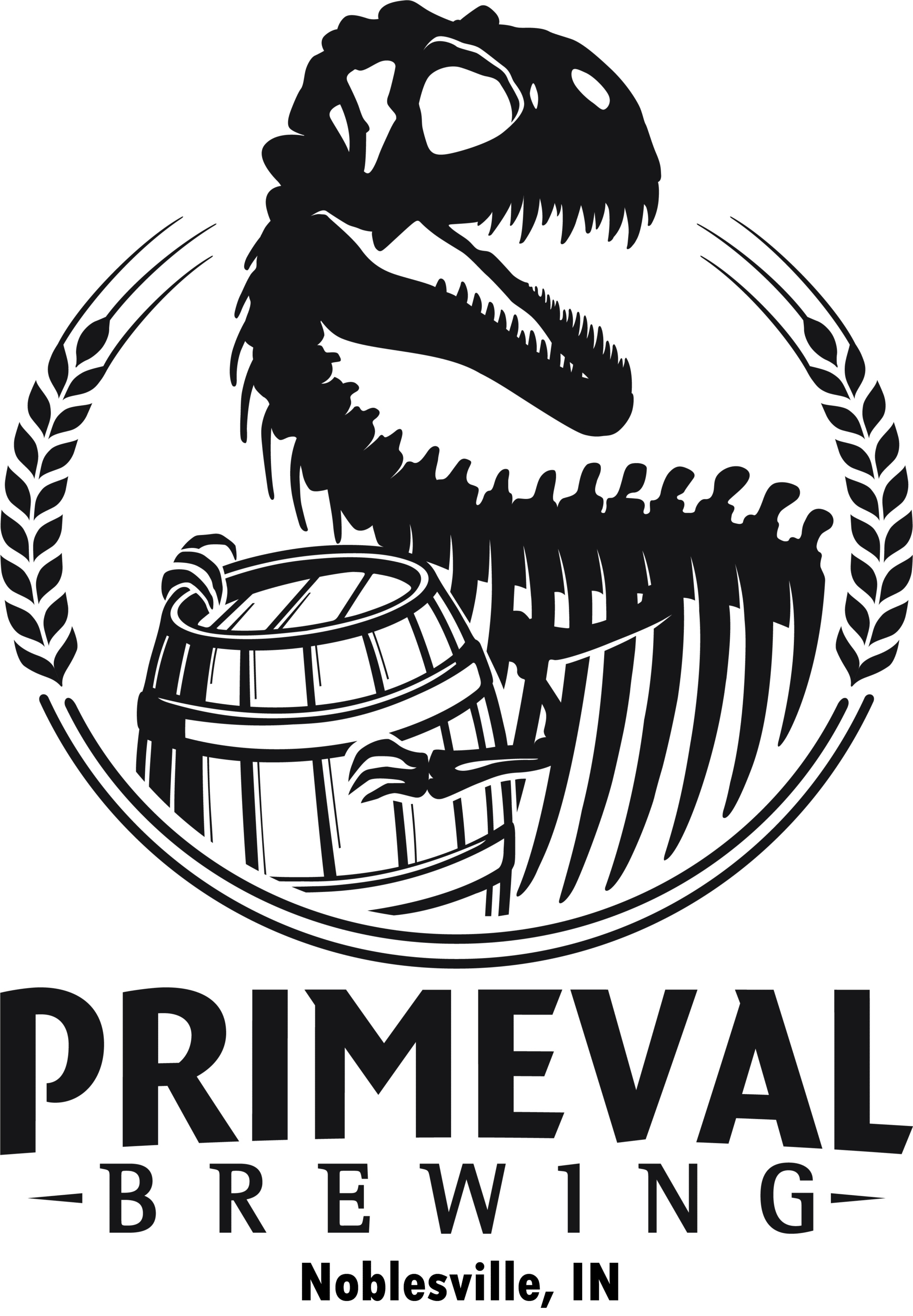 99d Logo Template Primeval Brewing CMYK Print 01 Noblesville, IN