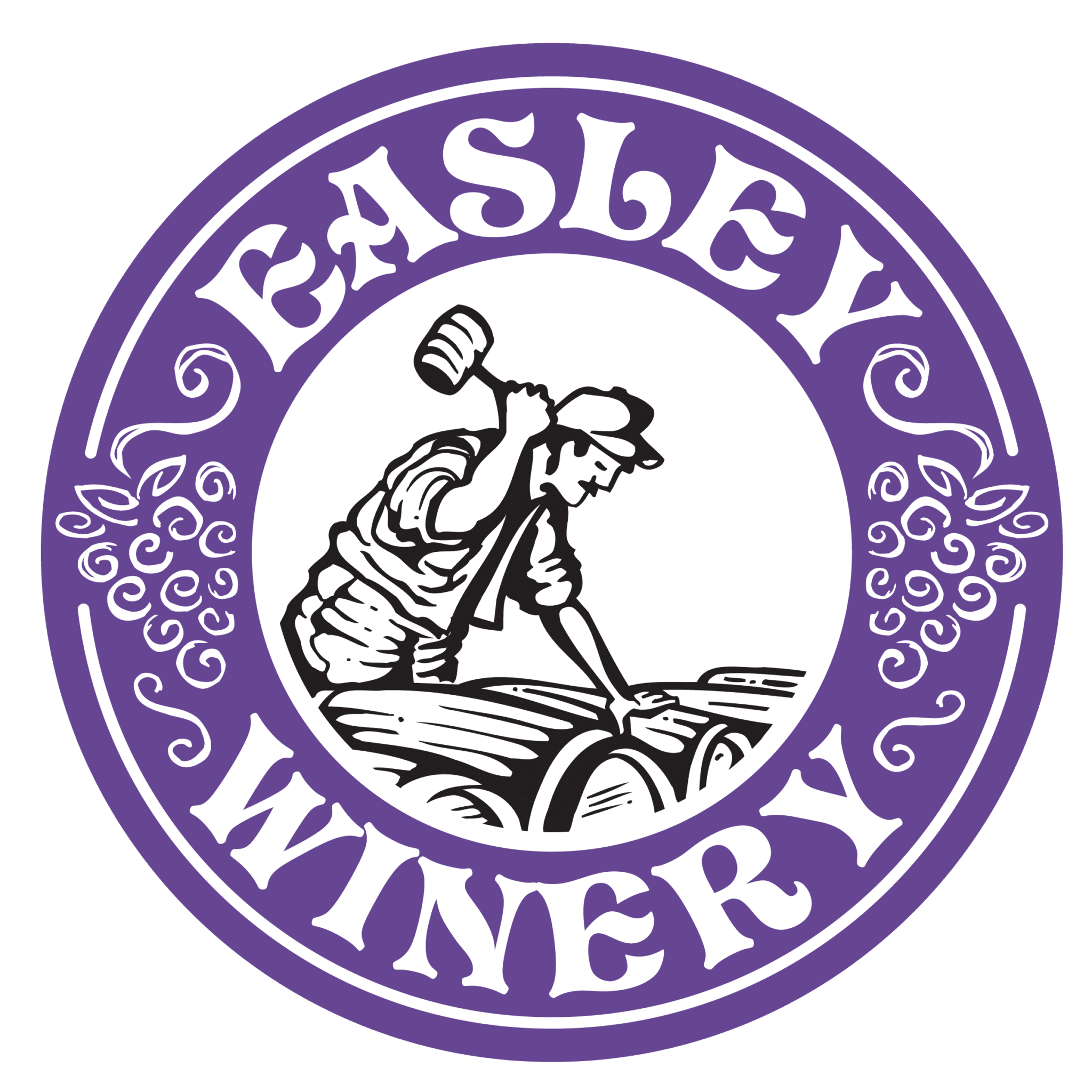 Easley Winery Logo Purple