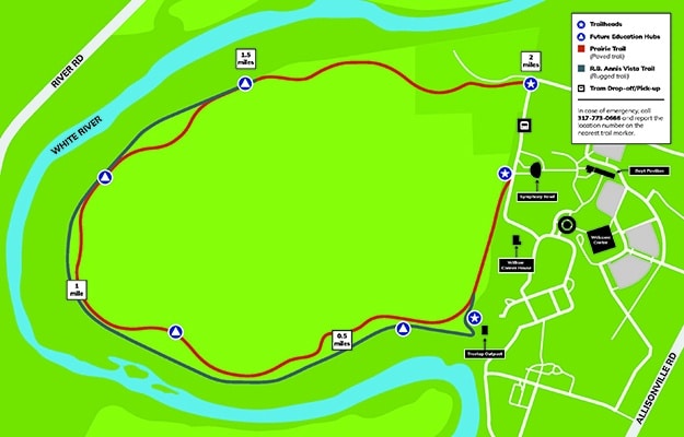 Trail Map Isolated 1