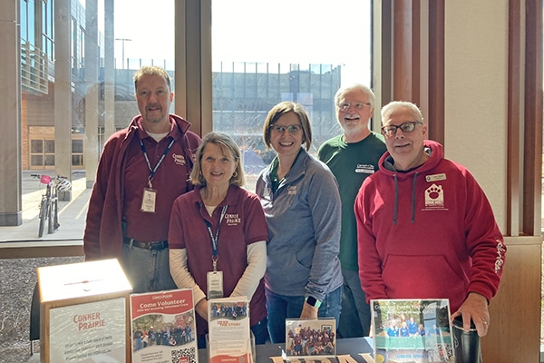 06 05 Volunteer Program Me And Some Of My Volunteers At The Carmel Library Volunteer Fair