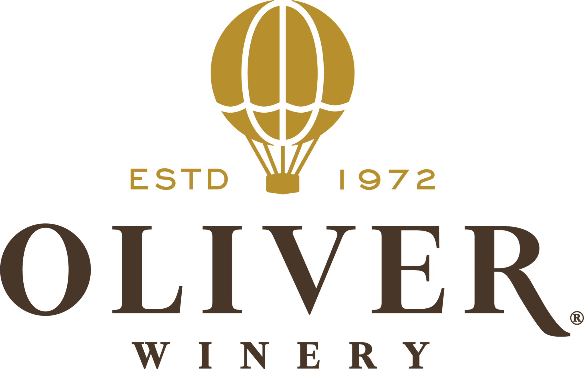 Oliver® Primary Logo Brown Gold 7556C