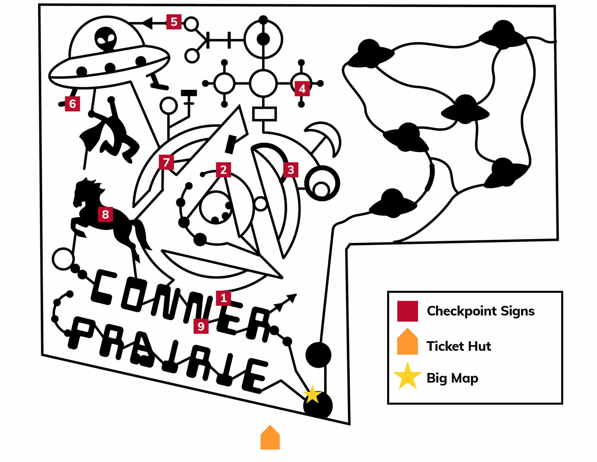2024 Corn Maze Map