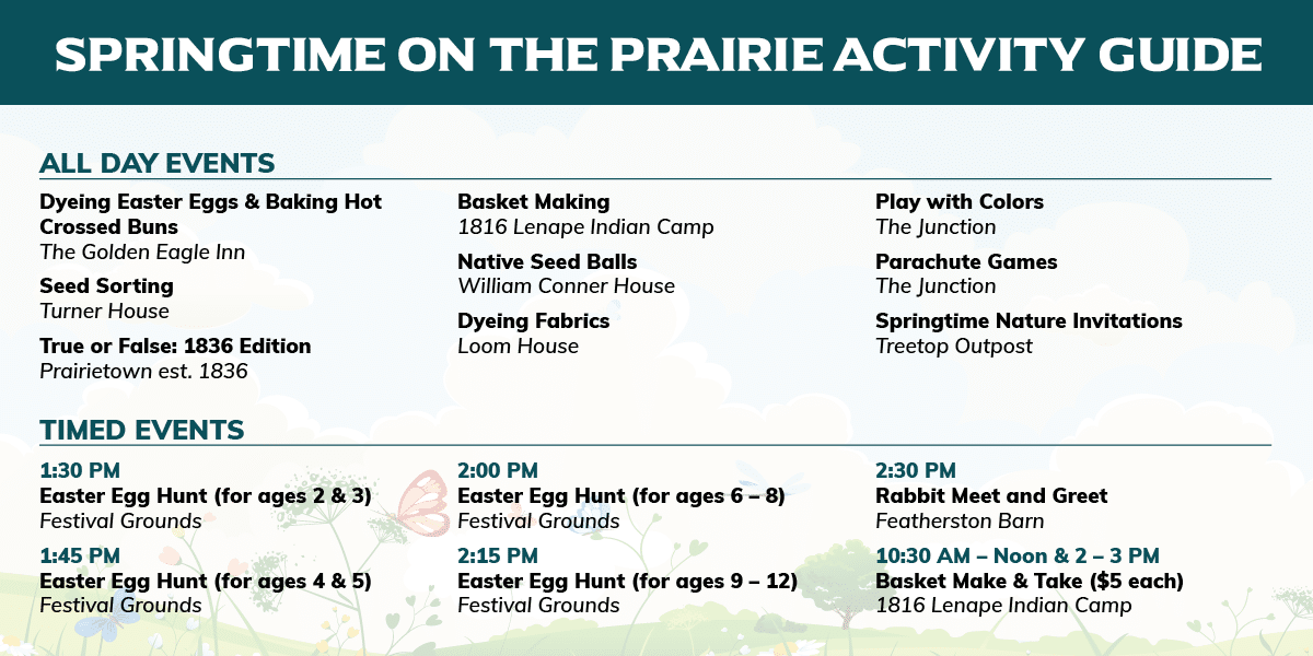 2025 Springtime on the Prairie activity guide