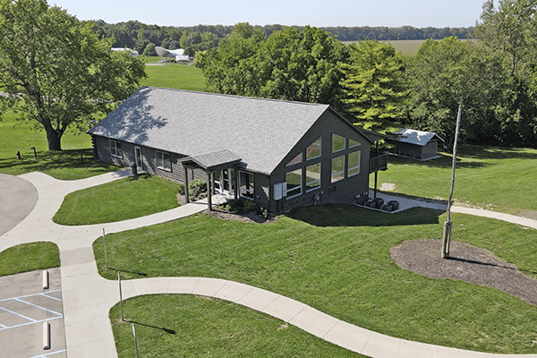 outside image of the Prairie house